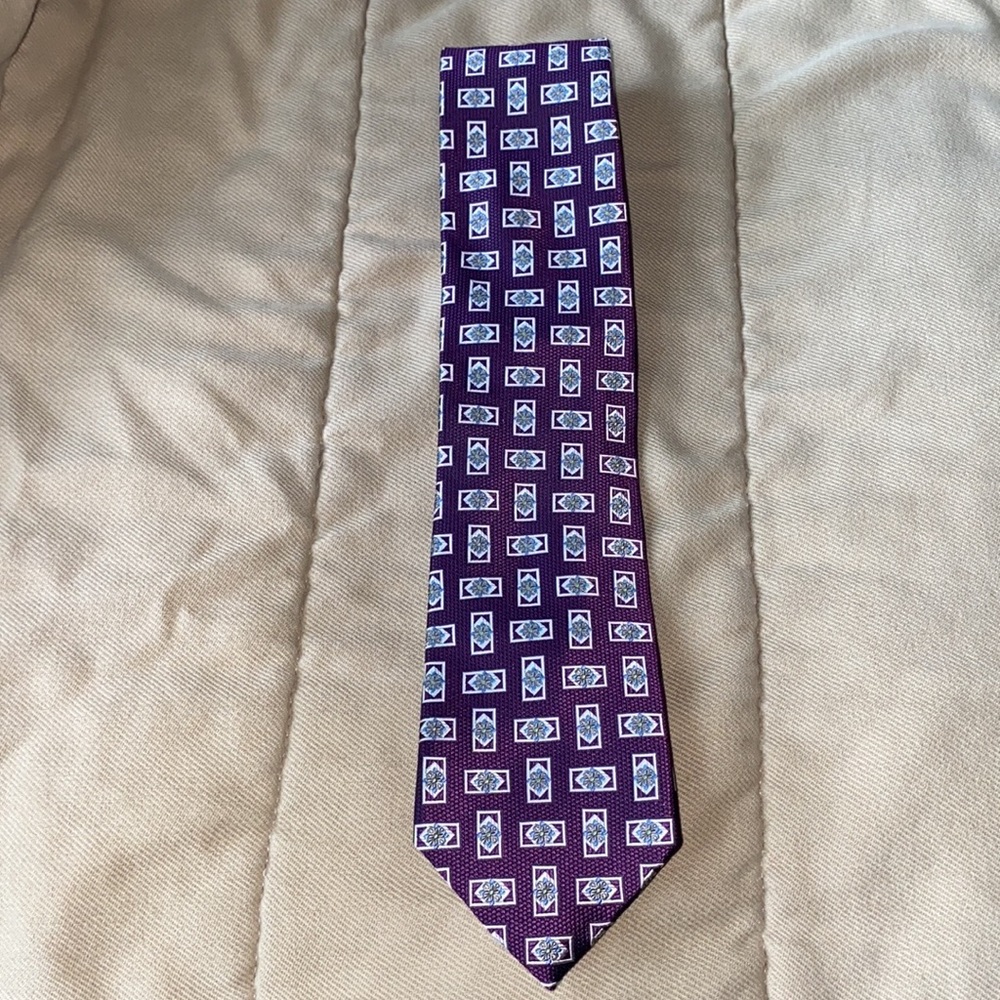 Purple JoSA.Bank Men’s Silk Tie